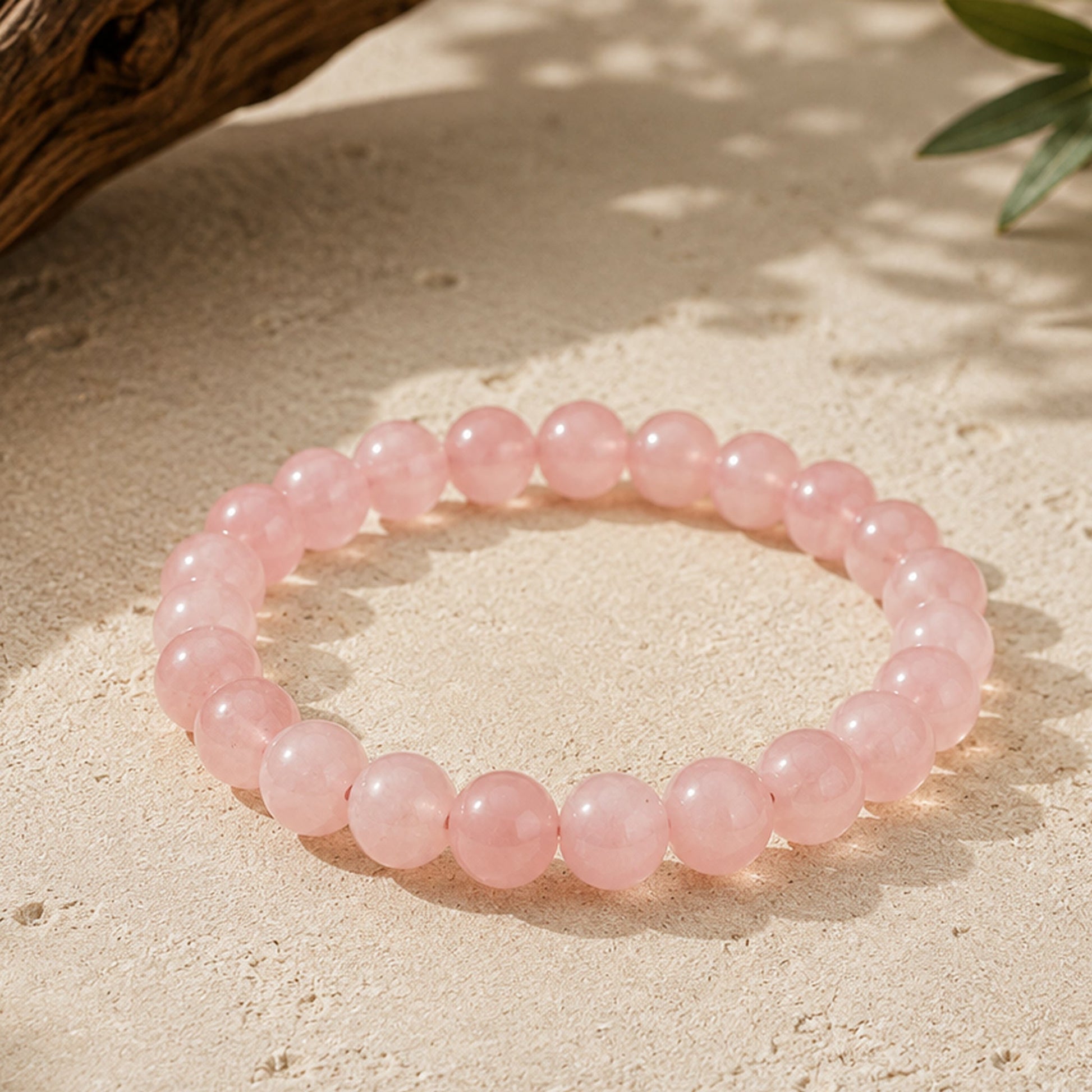 Rose Quartz Bracelet — Dharmikstone