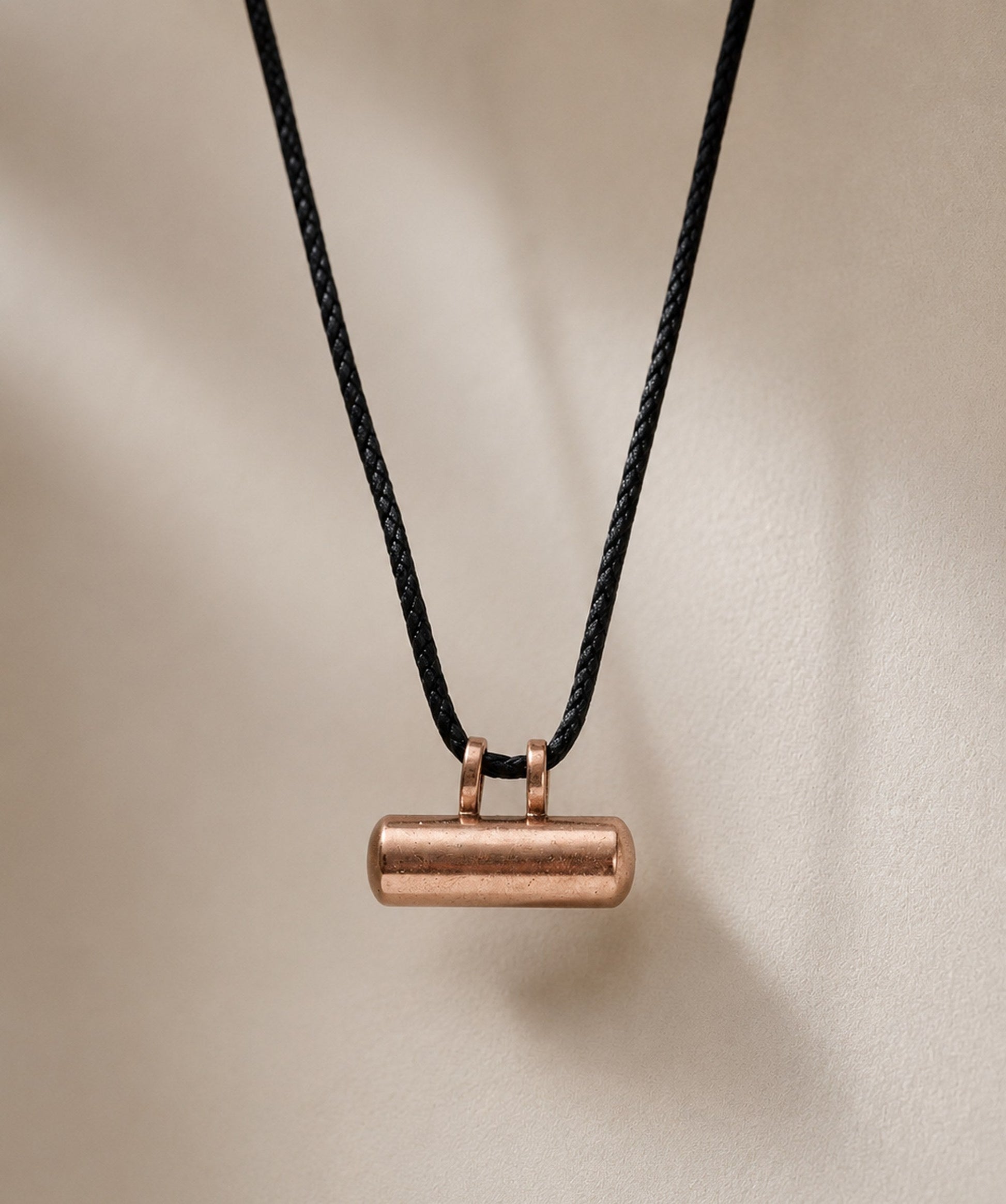 Mohini Kawach — consecrated copper amulet on black cord — Dharmikstone