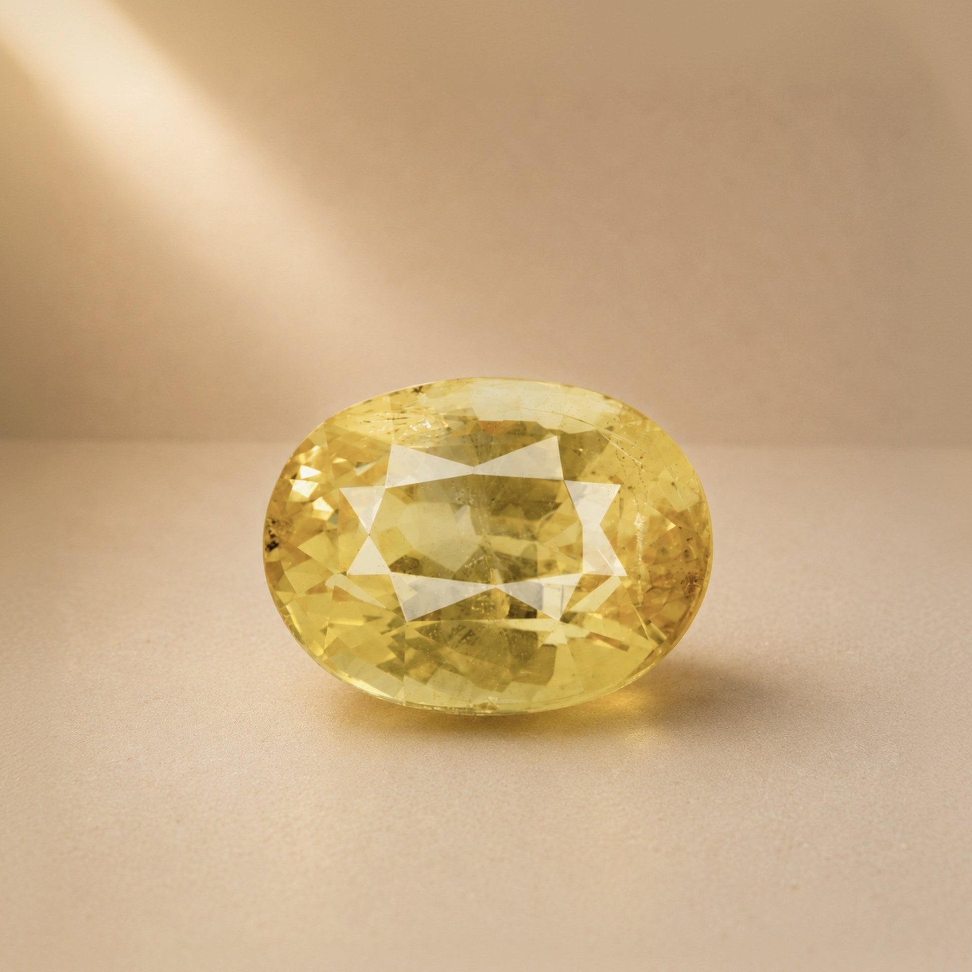 Yellow Sapphire 6 Carats — Dharmikstone