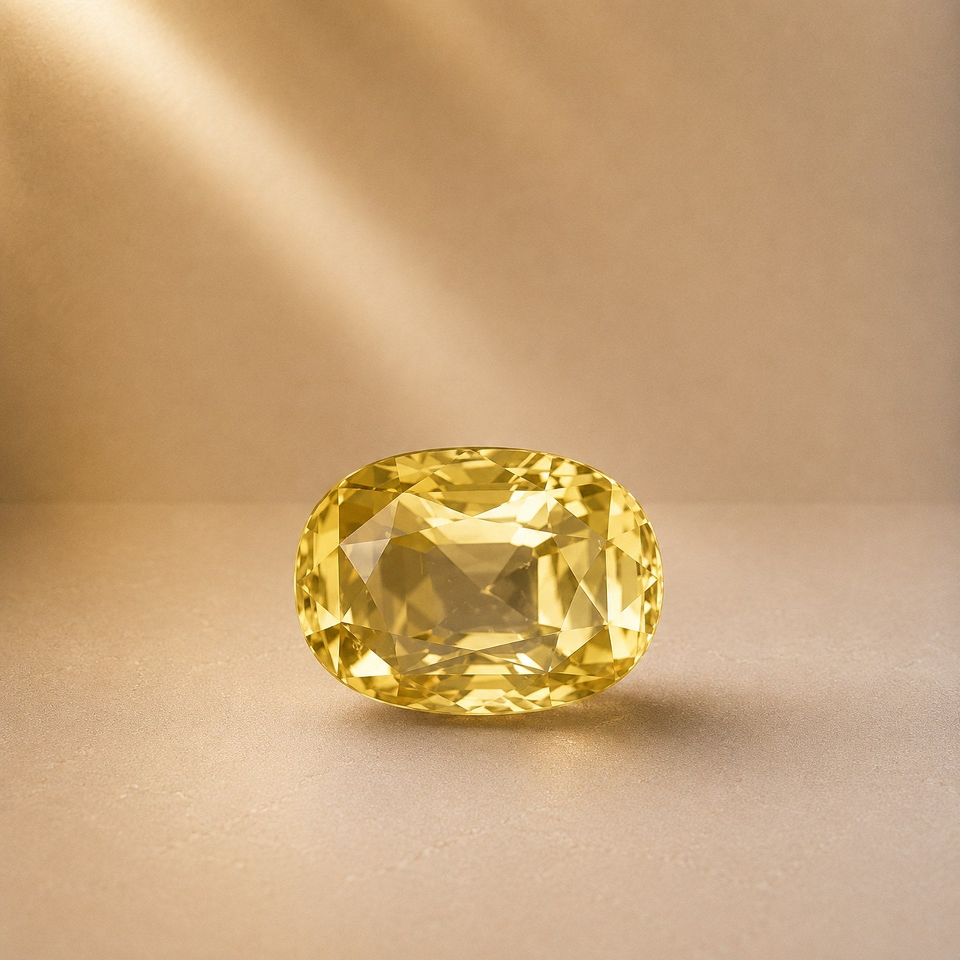 Yellow Sapphire 8 Carats — Dharmikstone
